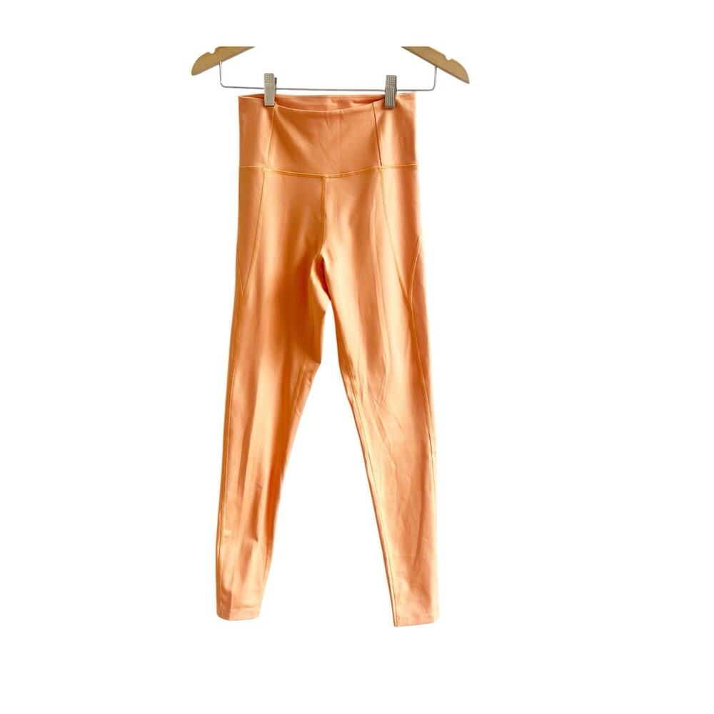 Girlfriend Collective Compressive High-Rise Leggings Orange Size S Yoga Pilates